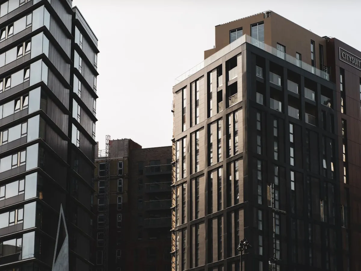 High rise blocks of flats