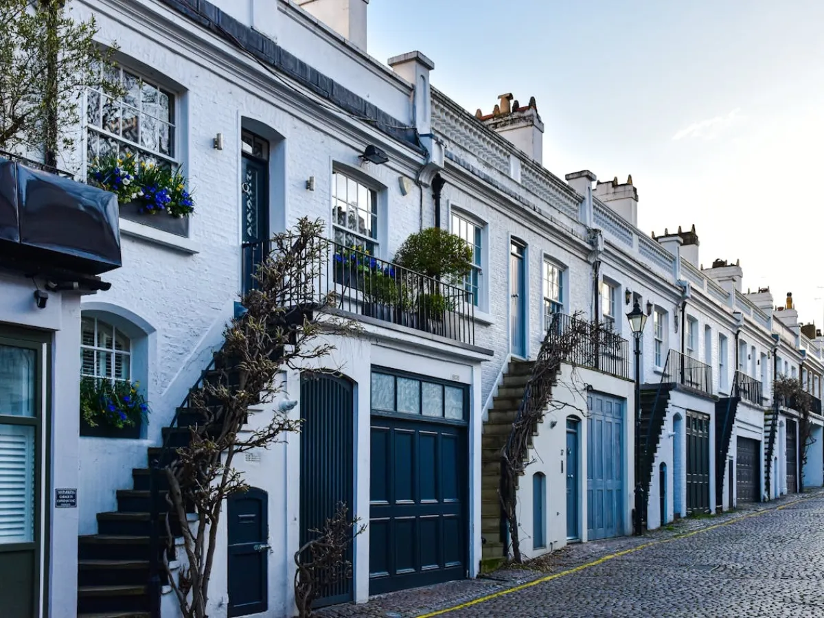 White terrace houses